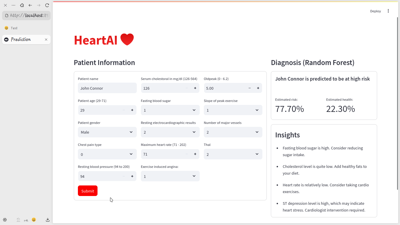 HeartAI Screenshot